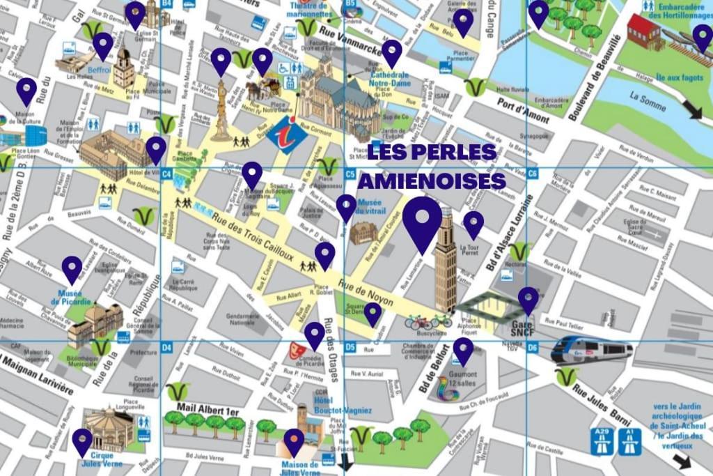 Apartamento Les Perles Amienoises Gold Pearl Hyper Centre Amiens Exterior foto